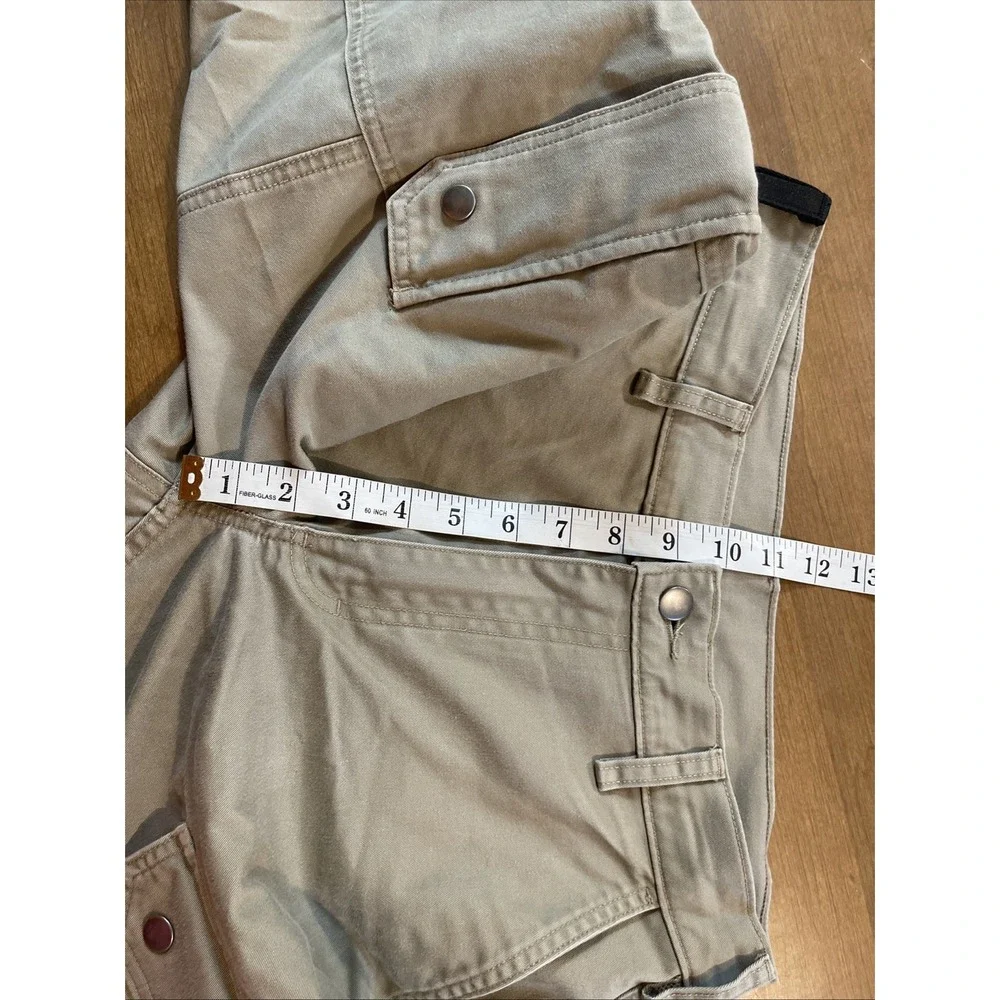 40 Grit Duluth Standard Fit Cargo Pants Men 30x32 Beige Heavy Duty